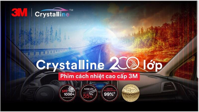 Dán phim cách nhiệt 3M Crystalline cho ô tô