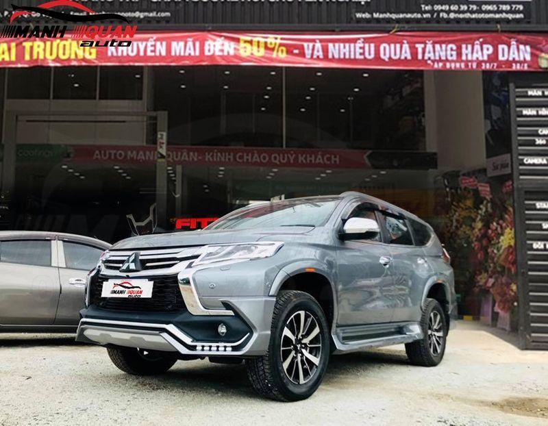 độ body kit có đèn LED Mitsubishi PajeroSport