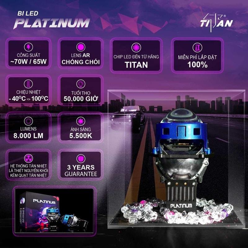 Thông số bi led Titan Platinum