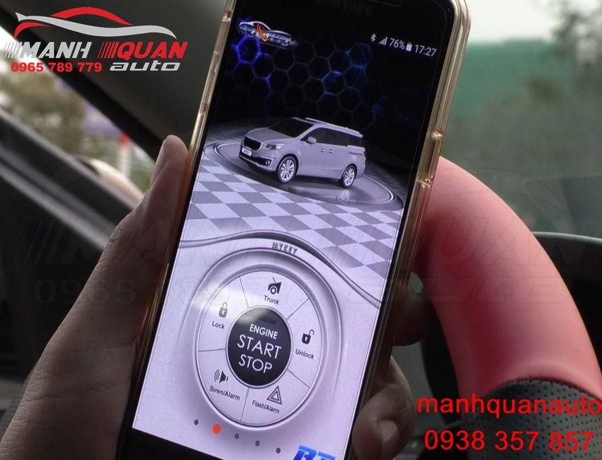 Độ chìa khóa thông minh cho ô tô để nổ bằng điện thoại