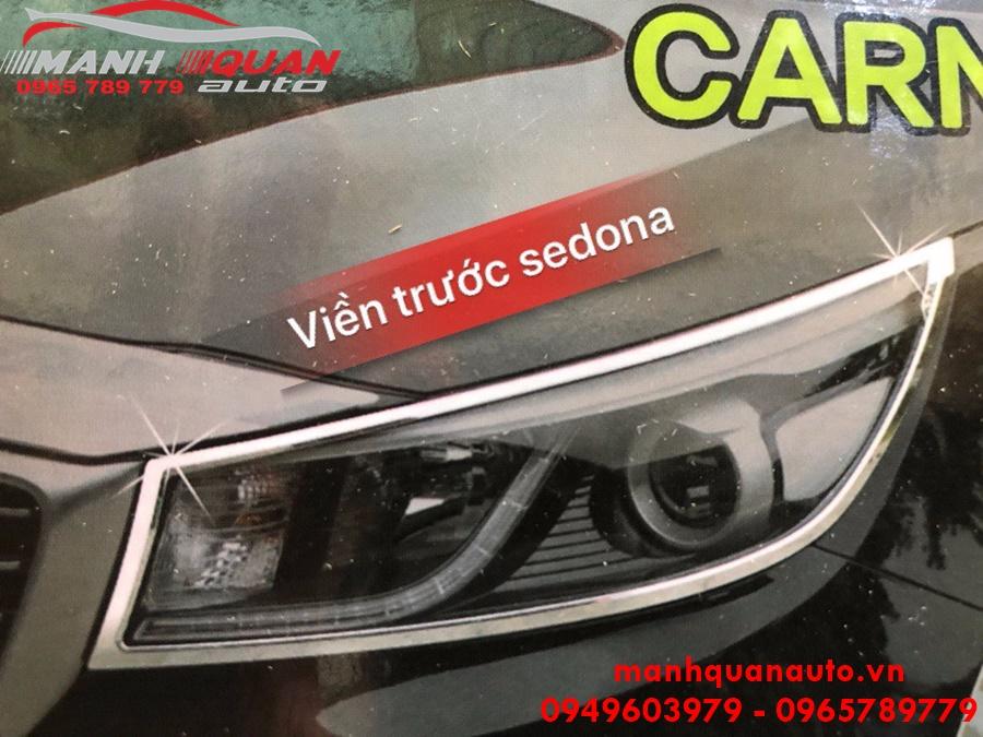 Viền đèn trước Kia Sedona