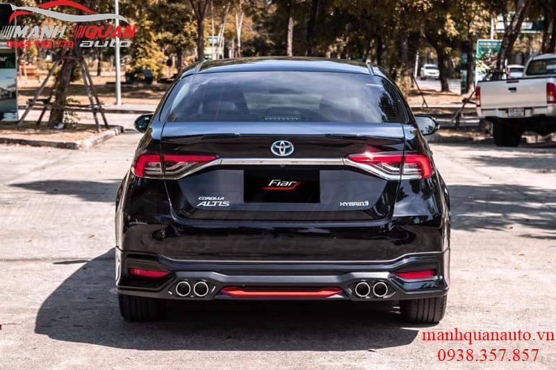 Ốp cản sau body kit mẫu Fiar cho Toyota Altis 2019