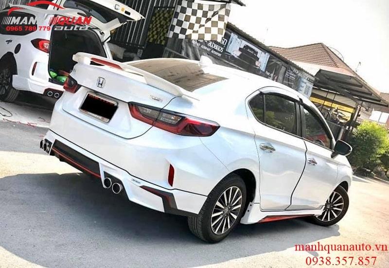 Ốp cản sau Honda City 2020 mẫu TTS