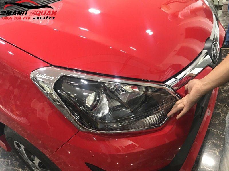 Viền đèn pha Toyota Wigo 2018