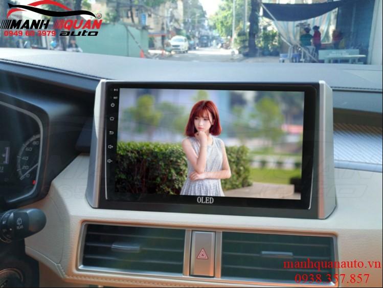 Màn hình android OLED C2 trên xe Mitsubishi Xpander