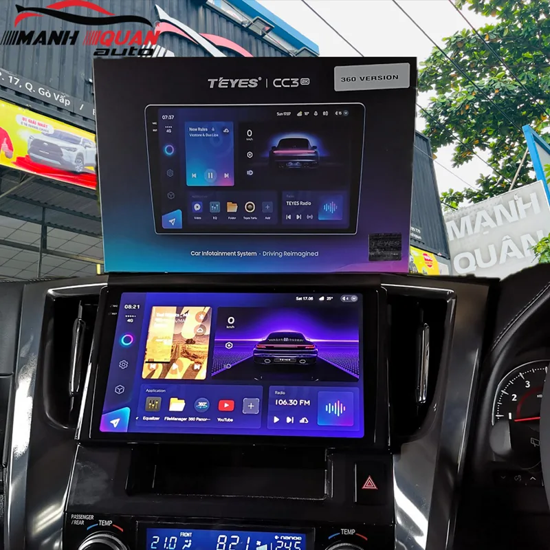 Tính năng của màn hình android cho Toyota Alphard