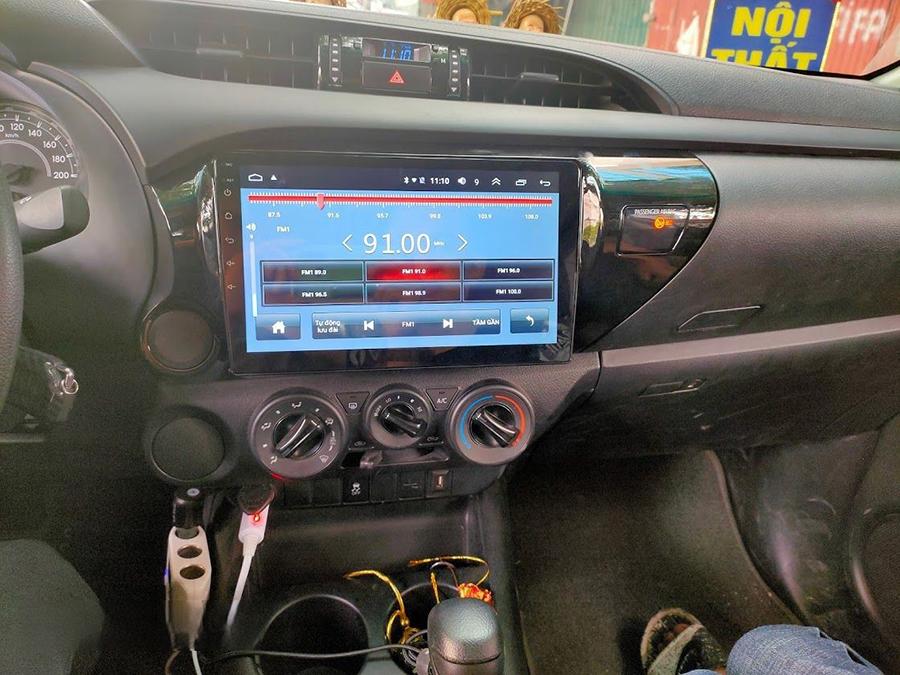 Lắp đặt màn hình android cho Toyota Hilux ?  Thời gian lắp đặt?