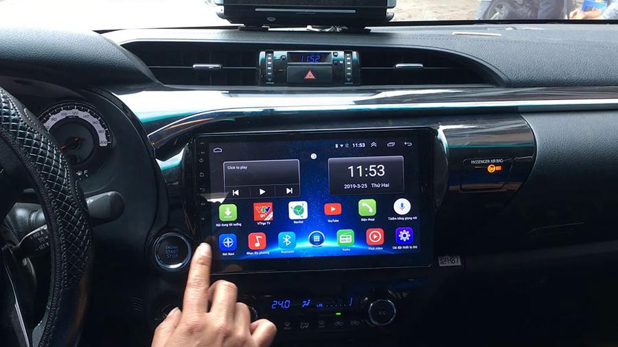 Tính năng của màn hình android cho Toyota Hilux 