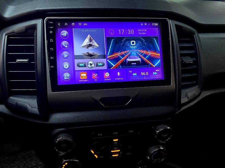Lắp đặt màn hình android cho Ford Ranger XLS ?  Thời gian lắp đặt?