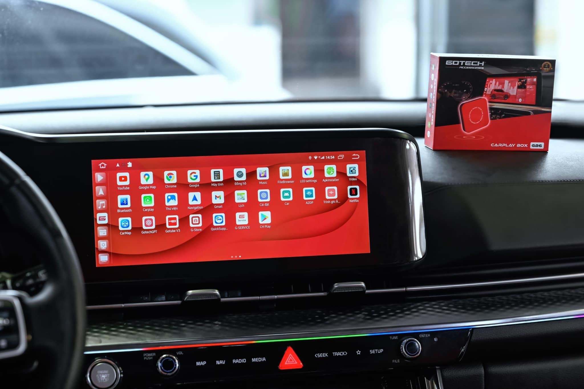 Carplay box Gotech GB6 chính hãng cho ô tô