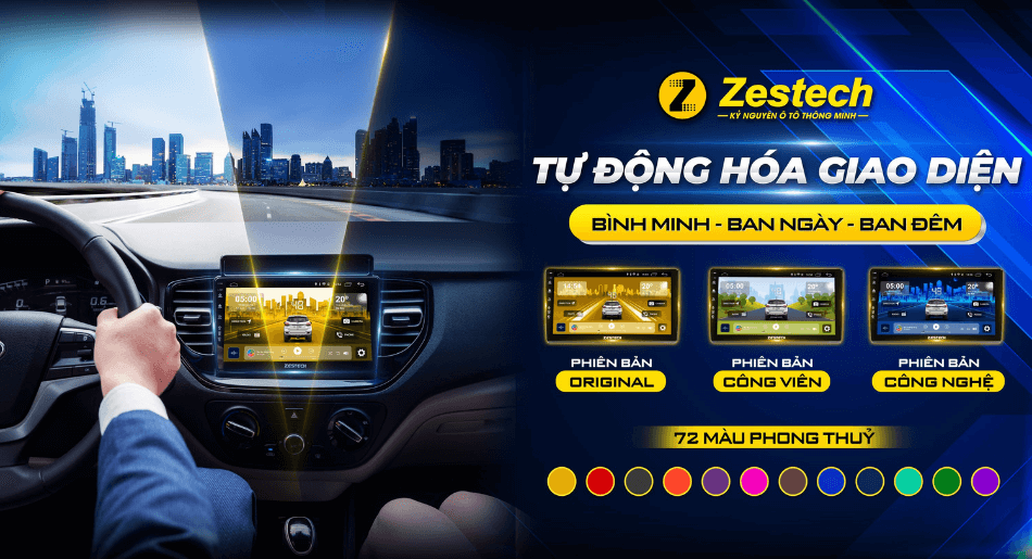 Màn hình Zestech ZT360G cá nhân hóa giao diện