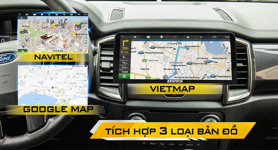 Tích hợp 3 loại bản đồ