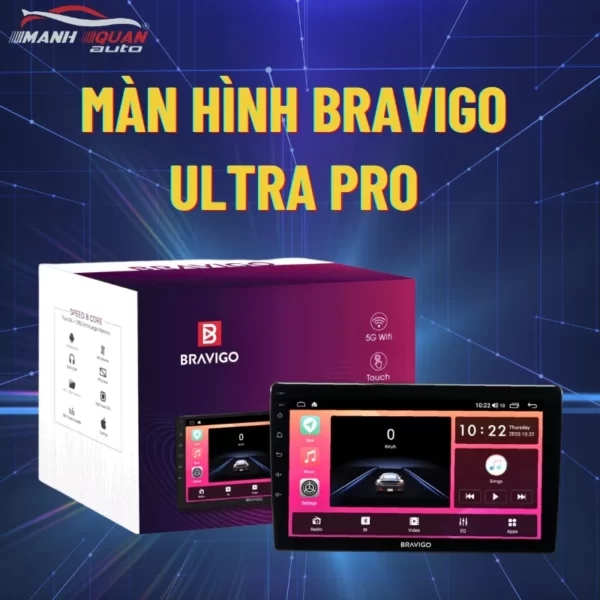Lắp Màn Hình Bravigo Ultra Pro Cho Ô Tô