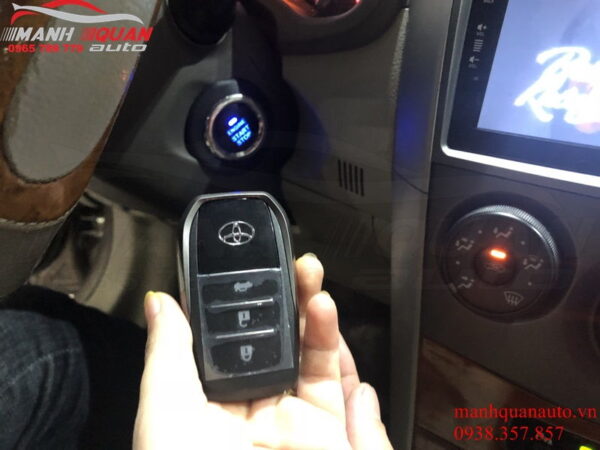 Lắp Chìa Khóa Star Stop Smart Key Cho Toyota Altis