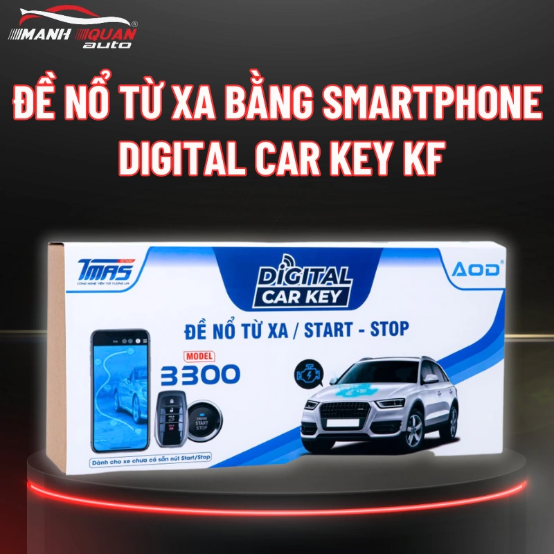 【Trung Tâm】Lắp Đặt Để Nồ Từ Xa Digital Car Key KF ™