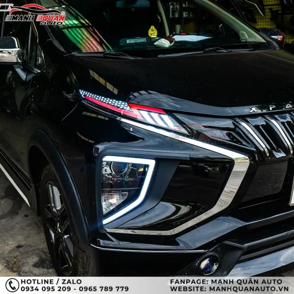 Độ đèn mí led cho Mitsubishi Xpander