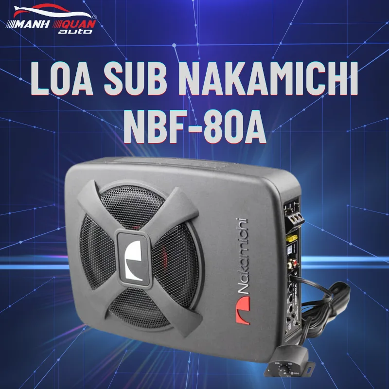 Loa Sub Bass Gầm Ghế Nakamichi NBF-80A