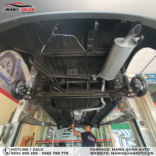 Sơn phủ gầm chống rỉ cho Mitsubishi Xpander