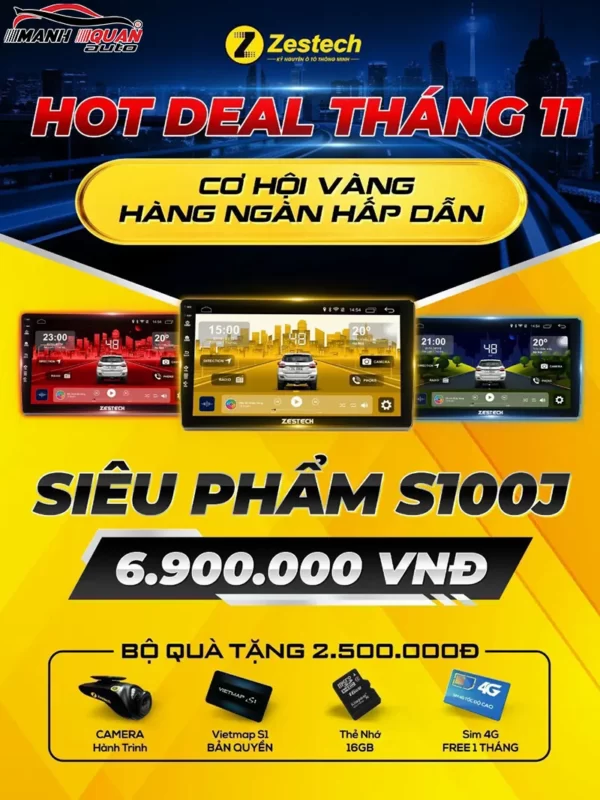 Bảng giá màn hình Zestech S100J