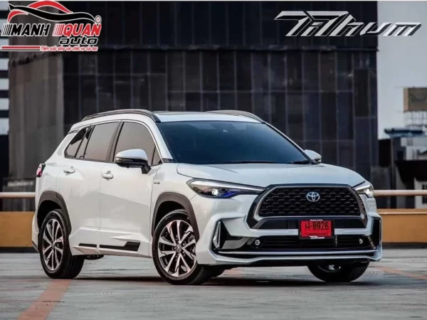 Ốp cản trước Toyota Cross mẫu Tithum