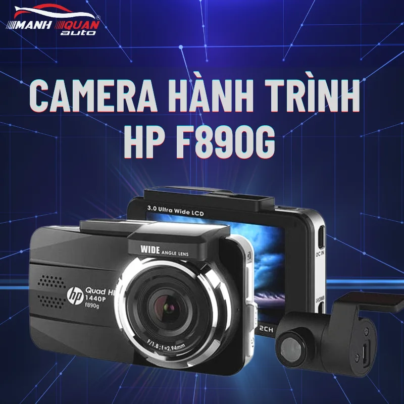 Gắn Camera Hành Trình HP F890G Ô Tô Tại Tphcm