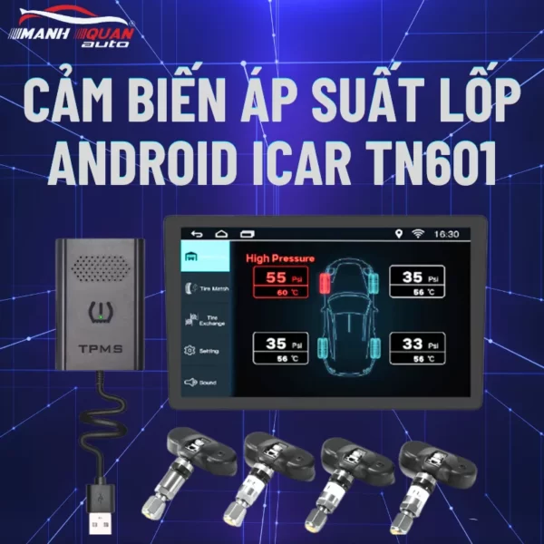 Lắp Cảm Biến Áp Suất Lốp Android iCar TN601
