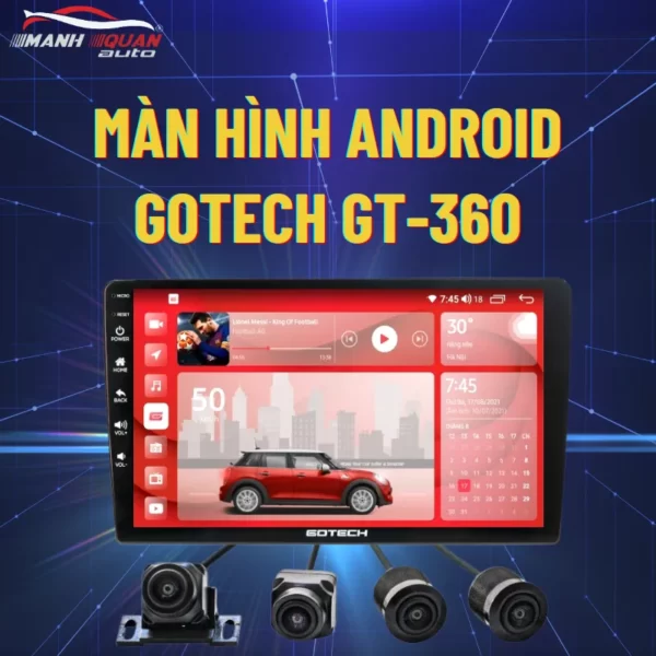 Màn Hình Android Gotech GT-360 Cho Ô Tô