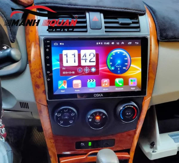 Gắn Màn Hình Android Xe Toyota Altis Tại Tphcm