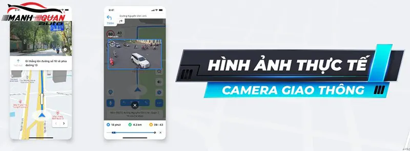 Truy cập camera giao thông trên Vietmap Live