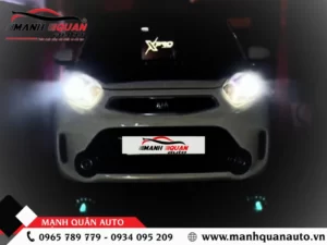 Kia morning nang cap bi led gtr g led x pro giai phap tang sang hieu qua