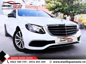 Mercedes e200 nang cap combo android box wrap doi mau xe tien ich day tham my