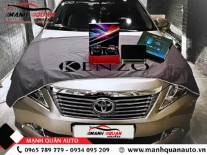 Toyota camry 2014 do den bi led laser kenzo s900 anh sang sieu net