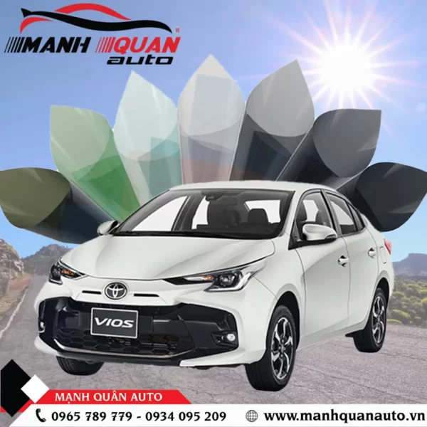 Dán Phim Cách Nhiệt Xe Toyota Vios