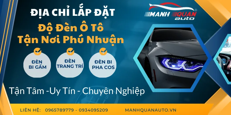 Độ Đèn Cho Ô Tô Tại Quận Phú Nhuận