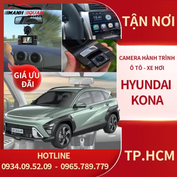 Camera Hành Trình Ô Tô Hyundai Kona | Chính Hãng Giá Tốt
