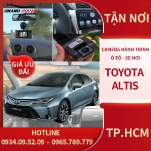 Camera Hành Trình Ô Tô Toyota Altis | Chính Hãng Giá Tốt