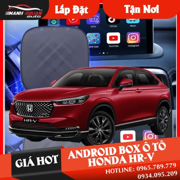 【 Giá Hot 】 Gắn Android Box Cho Xe Honda HR-V | Loại tốt