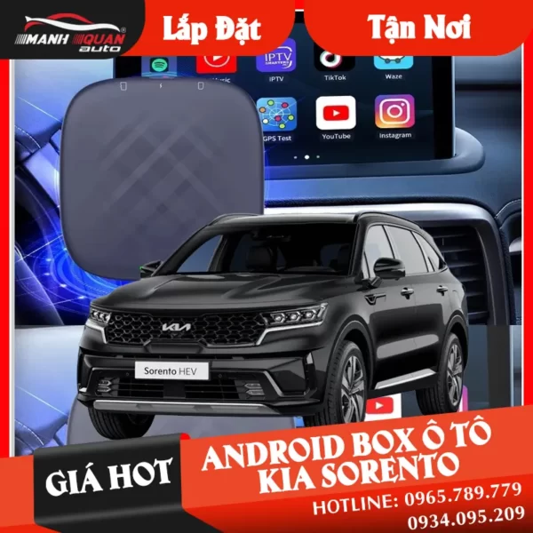 【 Giá Hot 】 Gắn Android Box Cho Xe Kia Sorento | Loại tốt 1️⃣