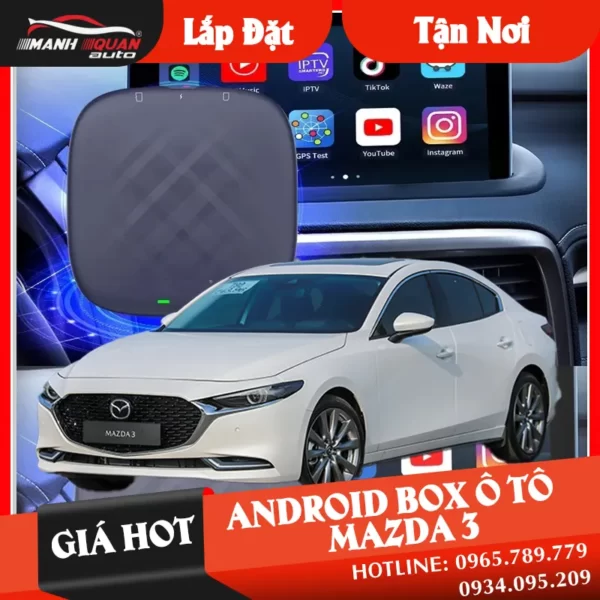 【 Giá Hot 】 Gắn Android Box Cho Xe Mazda 3 | Loại tốt 1️⃣