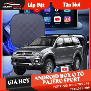 【 Giá Hot 】 Gắn Android Box Cho Xe Pajero Sport | Loại tốt 1️⃣