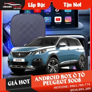 【 Giá Hot 】 Gắn Android Box Cho Xe Peugeot 5008 | Loại tốt 1️⃣
