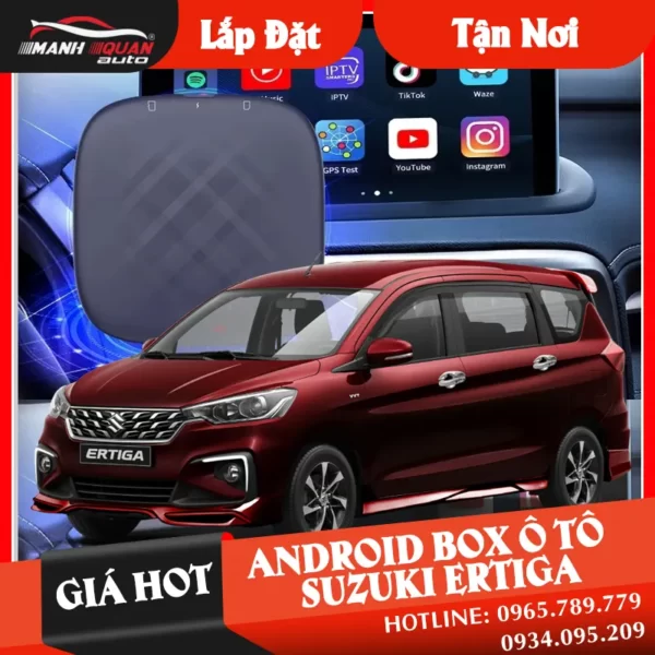 【 Giá Hot 】 Gắn Android Box Cho Xe Suzuki Ertiga | Loại tốt 1️⃣