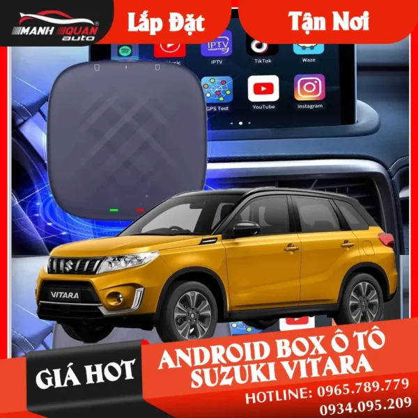 【 Giá Hot 】 Gắn Android Box Cho Xe Suzuki Vitara | Loại tốt 1️⃣