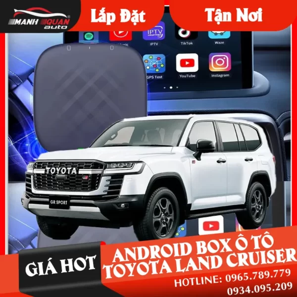 【 Giá Hot 】 Gắn Android Box Cho Xe Land Cruiser | Loại tốt 1️⃣