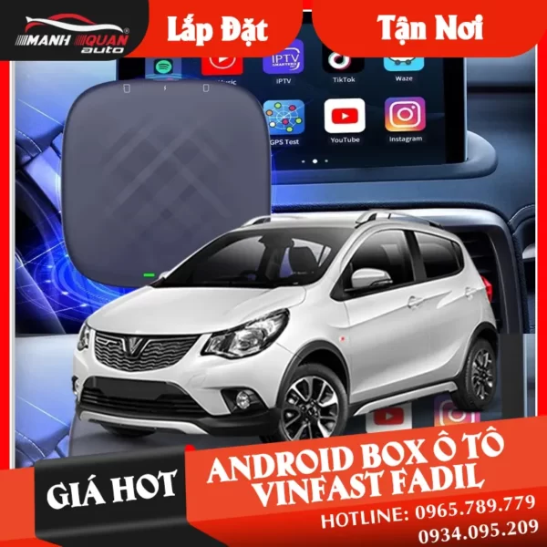【 Giá Hot 】 Gắn Android Box Cho Xe Vinfast Fadil | Loại tốt 1️⃣