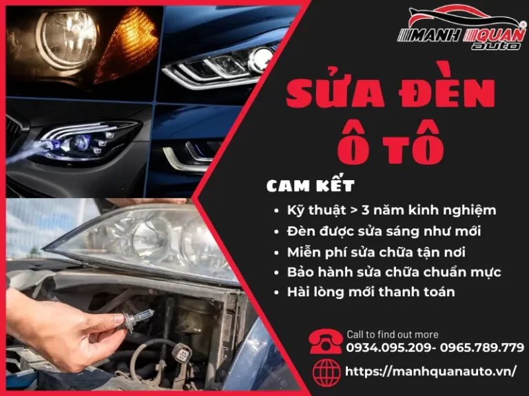 Sửa đèn ô tô giá rẻ uy tín năm 2023 Sửa đèn ô tô giá rẻ uy tín năm 2023