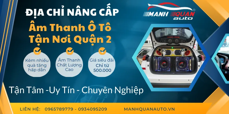 Độ Âm Thanh Ô Tô Loa Siêu Trầm | Tại Quận 2