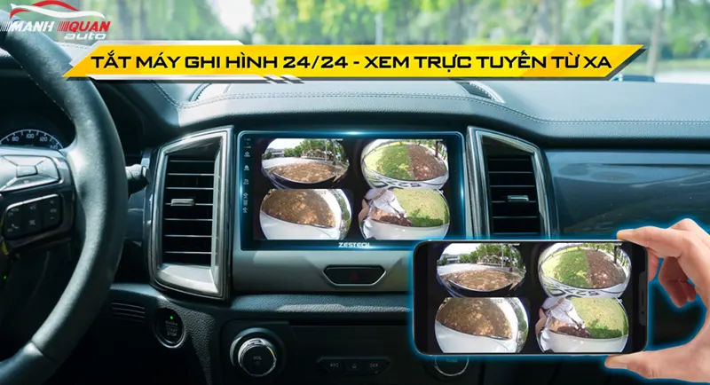 Tắt máy ghi hình 24/24 - Xem trực tuyến từ xa