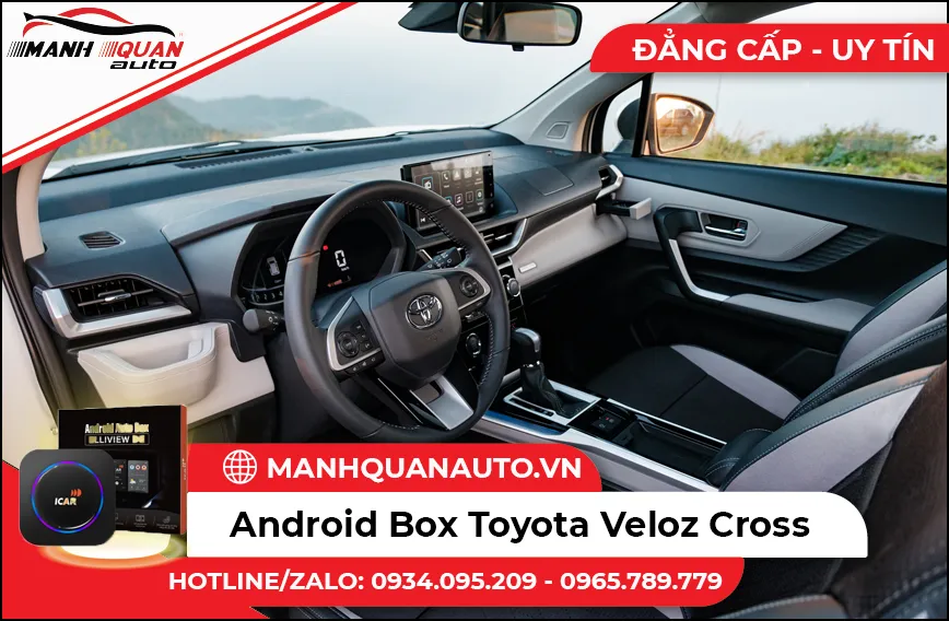 Giá Lắp Android Box Cho Toyota Veloz Cross