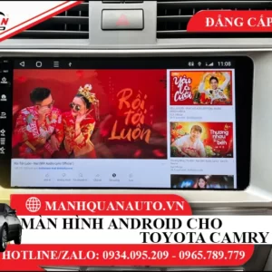 Màn hình android xe Toyota Camry 2007-2011